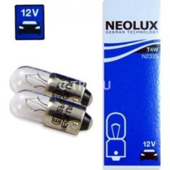 Лампа Neolux T4W 12v ( BA9S), шт