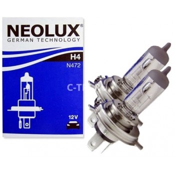 Лампа Neolux H4 60/55W 12V P43T 10X10X1, шт Лампа Neolux H4 60/55W 12V P43T 10X10X1, шт